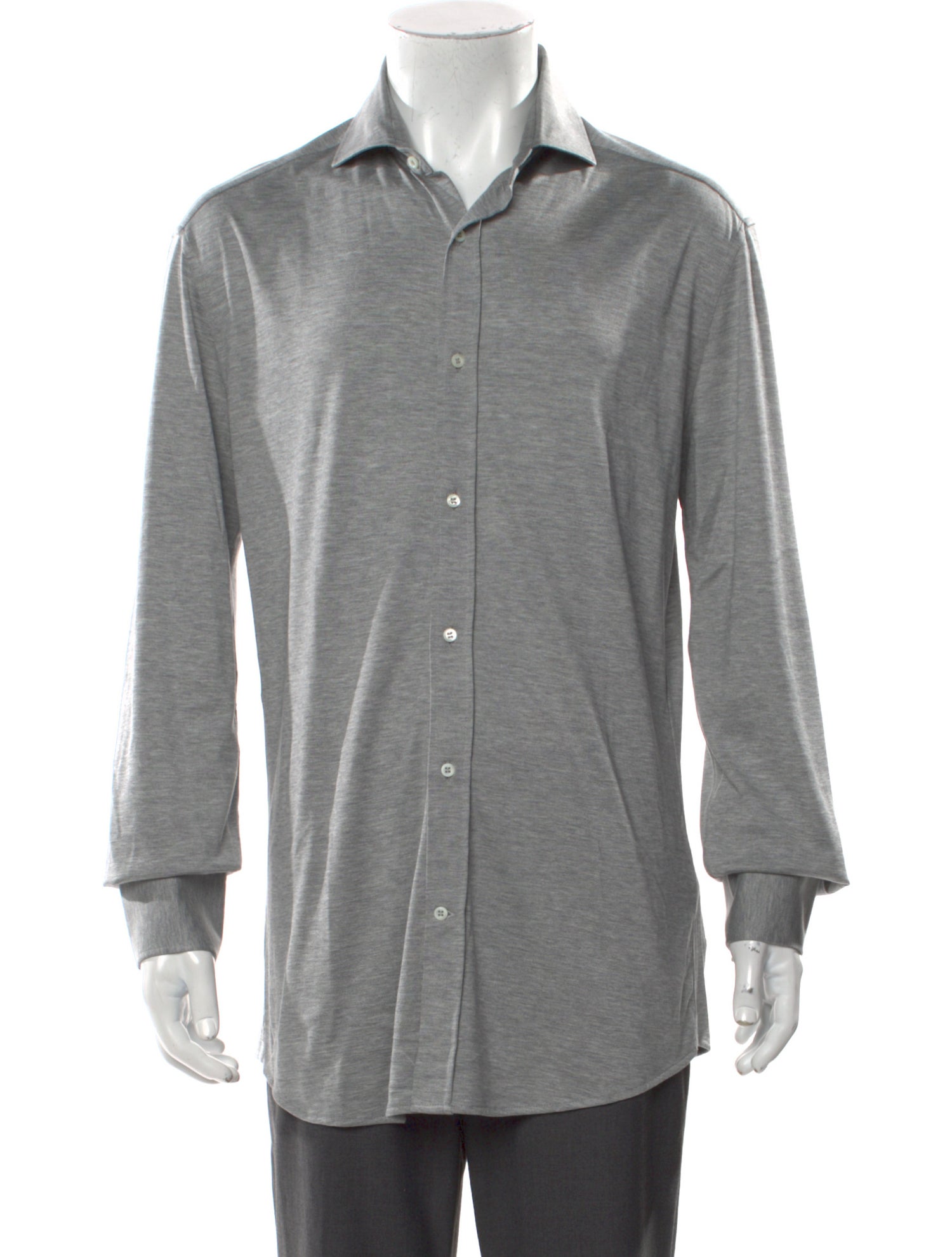 Brunello Cucinelli Silk Long Sleeve Shirt w/ Tags