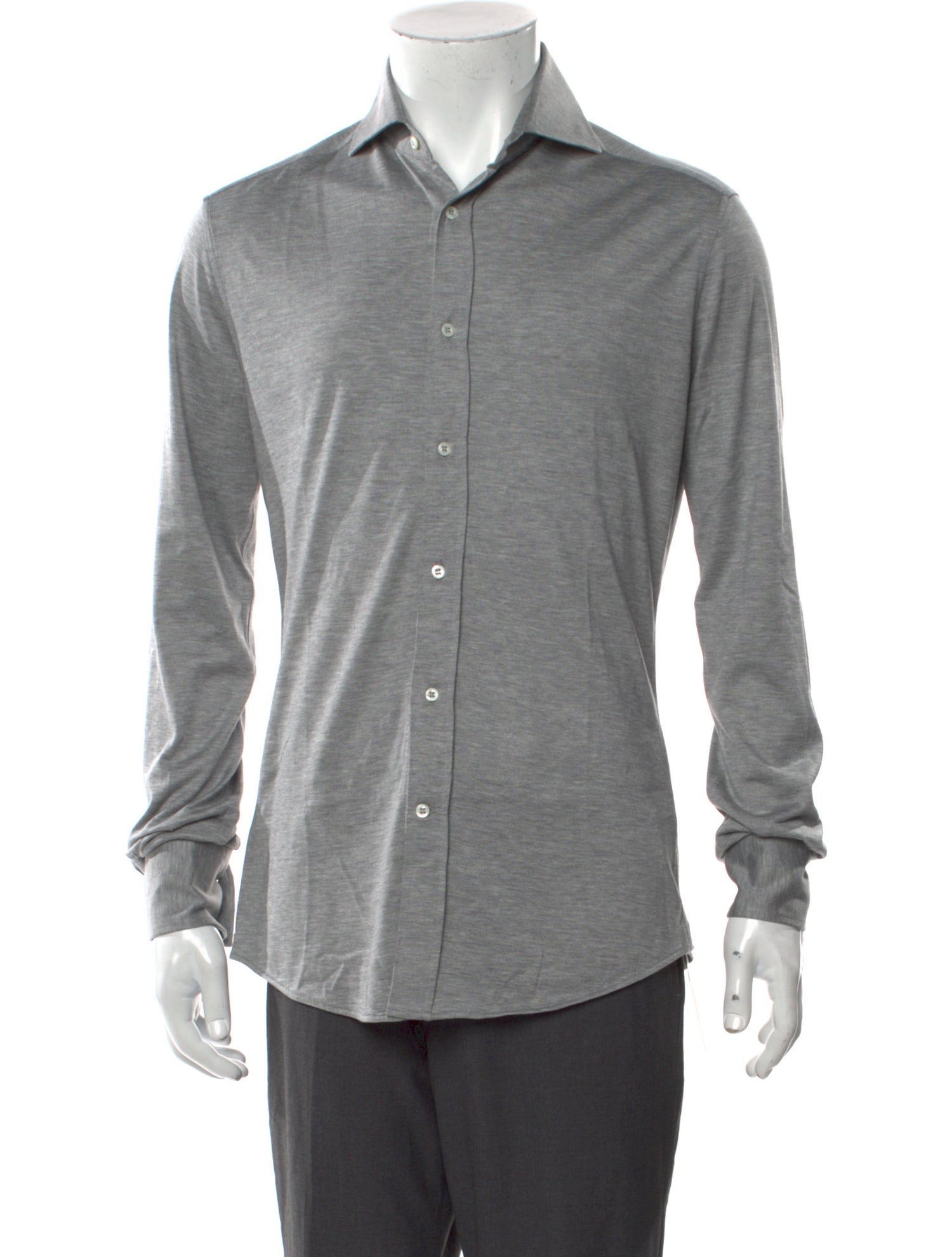 Brunello Cucinelli Silk Collar Polo Shirt