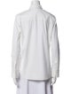 Brunello Cucinelli Mock Neck Long Sleeve Button-Up Top