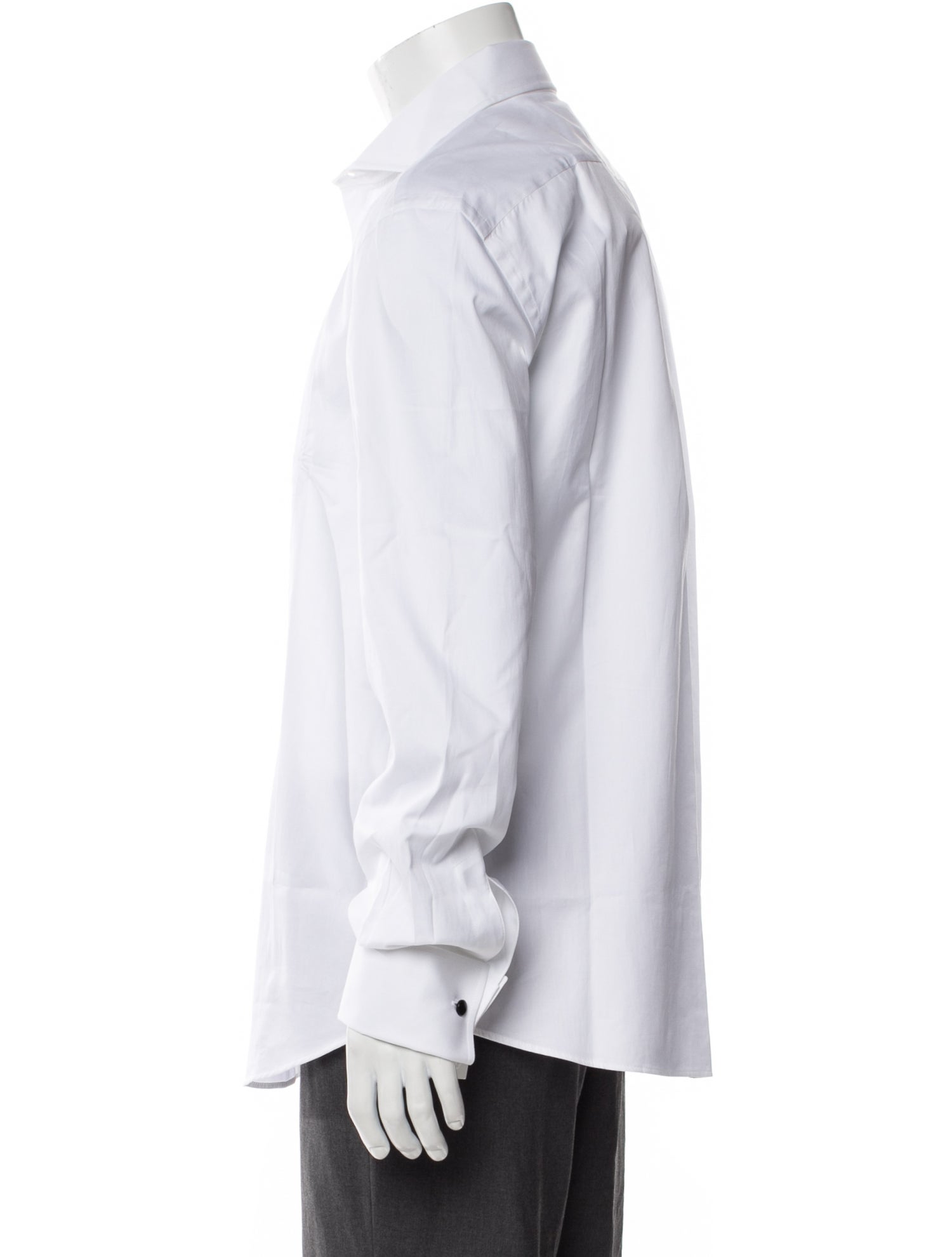 Brunello Cucinelli Long Sleeve Tuxedo Shirt