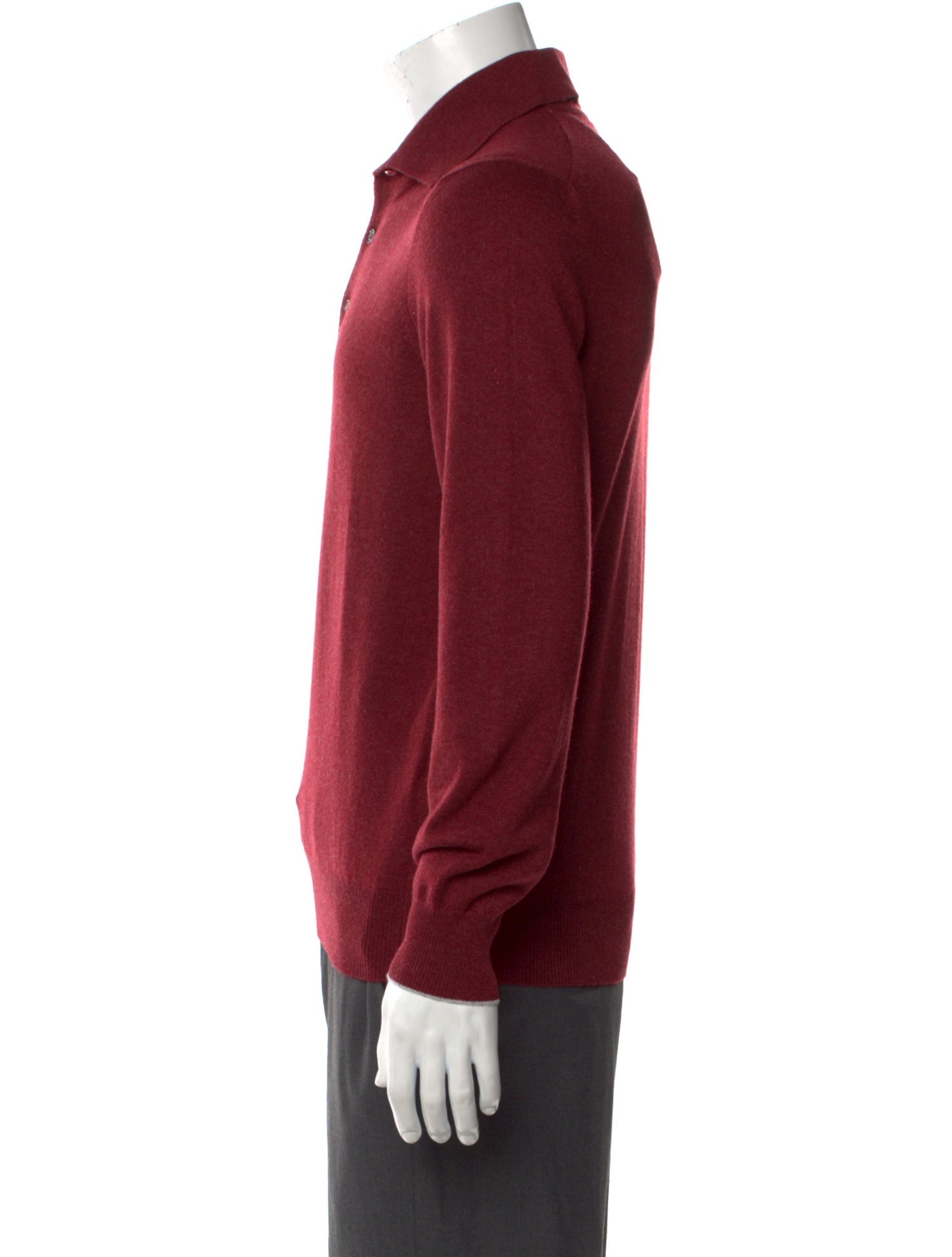 Brunello Cucinelli Cashmere Collar Polo Shirt