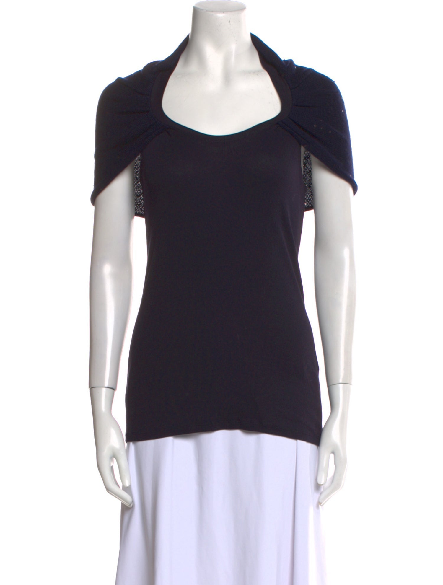 Brunello Cucinelli Cashmere Scoop Neck Top