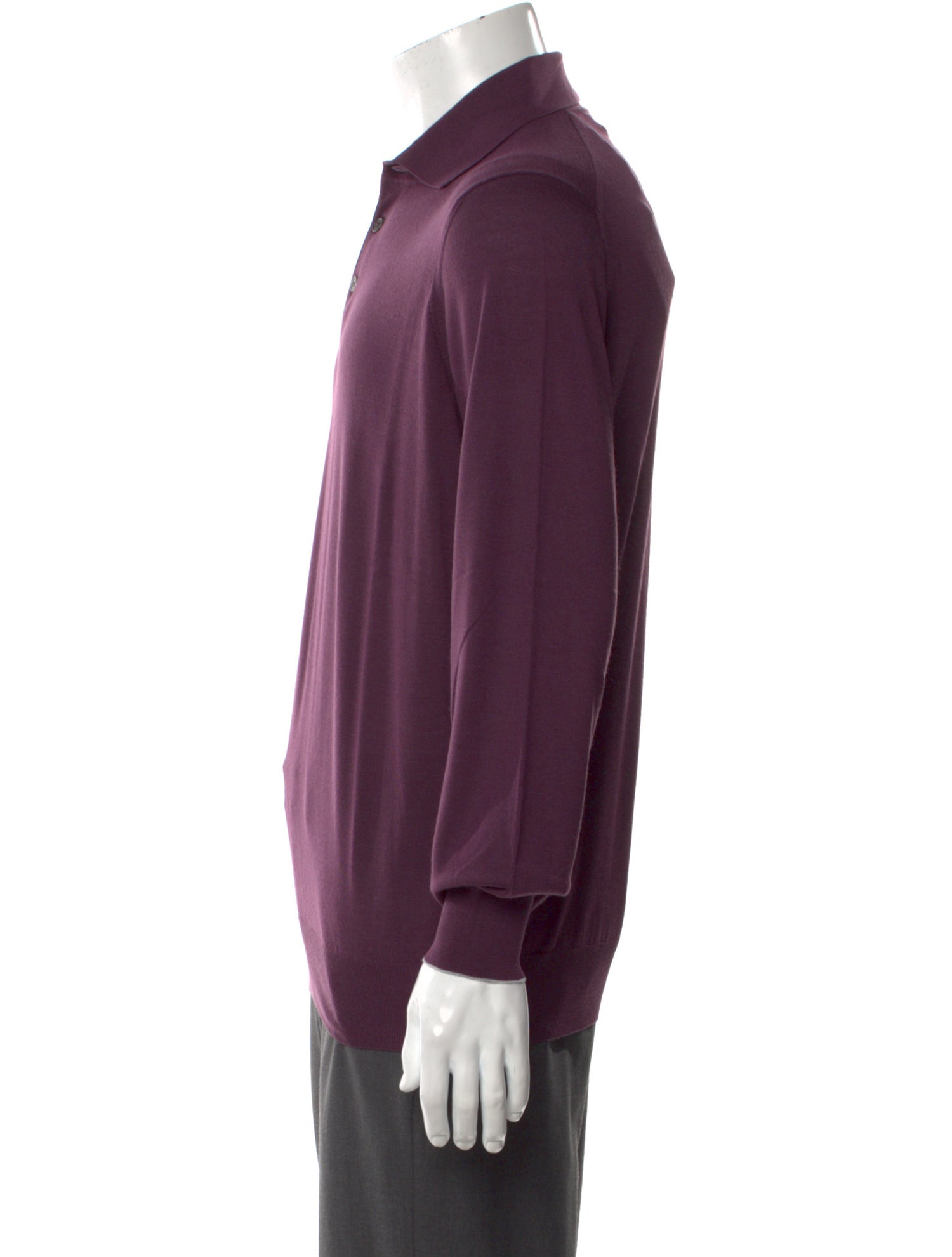 Brunello Cucinelli Virgin Wool Crew Neck Polo Shirt w/ Tags