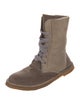 Brunello Cucinelli Suede Combat Boots