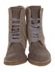 Brunello Cucinelli Suede Combat Boots