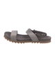 Brunello Cucinelli Monili Suede Slides
