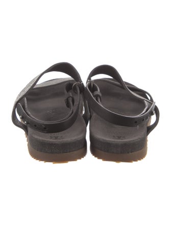 Brunello Cucinelli Monili Suede Slides