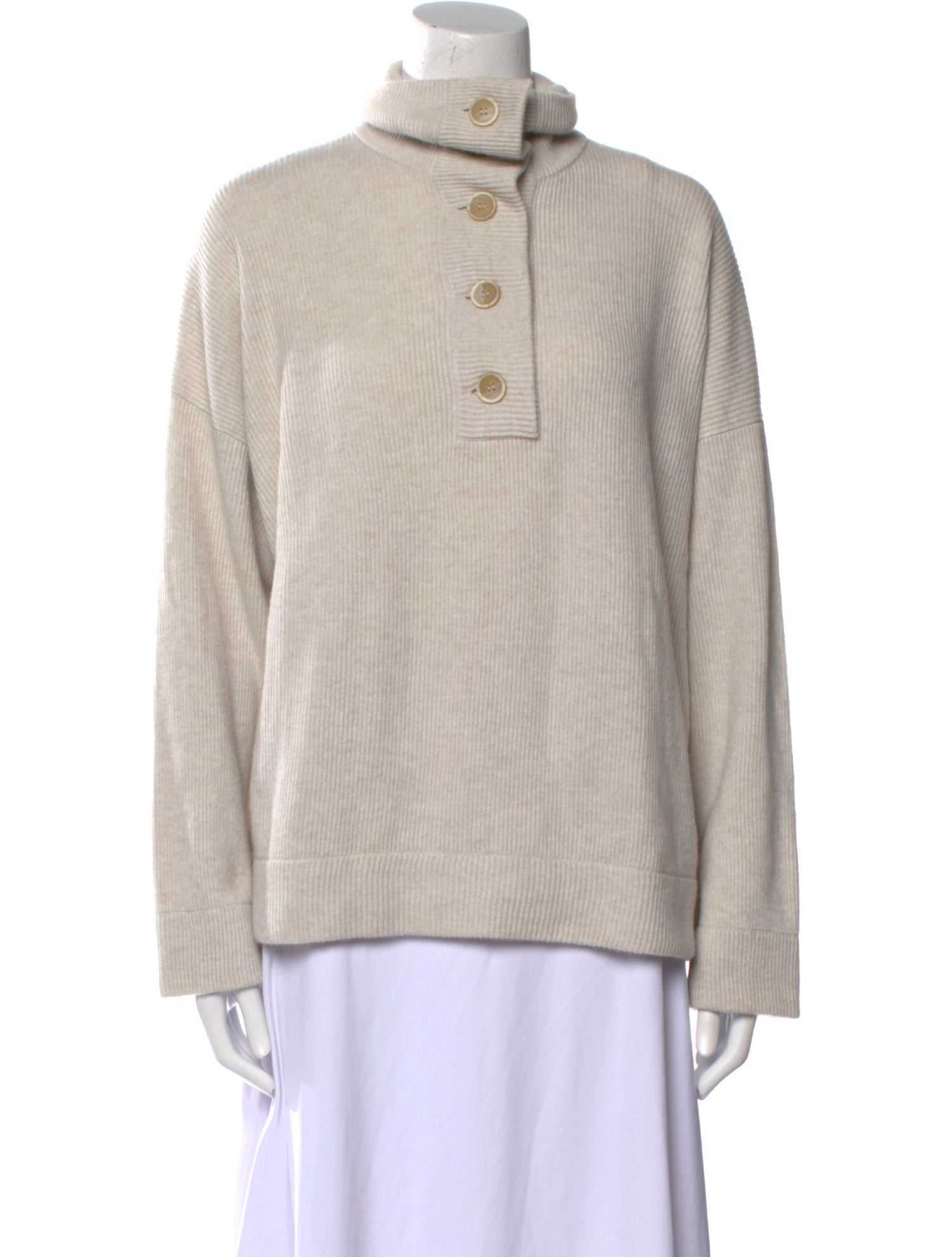 Brunello Cucinelli Cashmere Mock Neck Sweater
