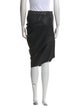 Brunello Cucinelli Leather Midi Length Skirt