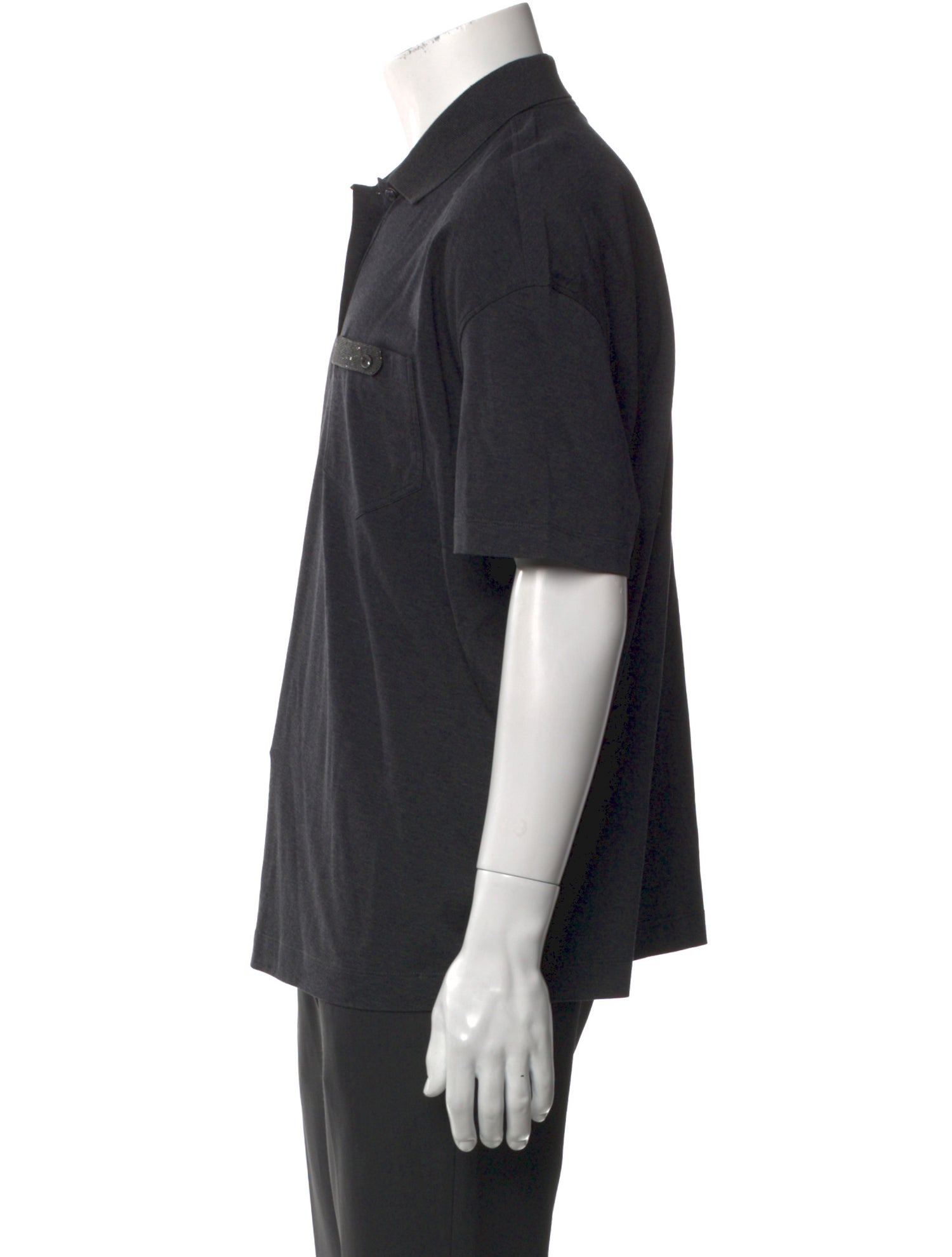 Brunello Cucinelli Collar Short Sleeve Polo Shirt