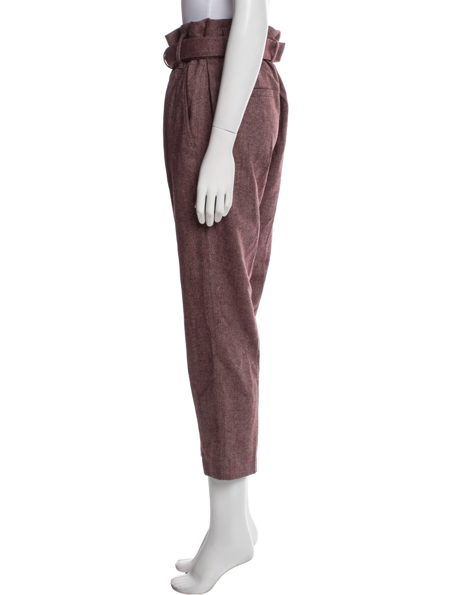 Brunello Cucinelli Virgin Wool Straight Leg Pants