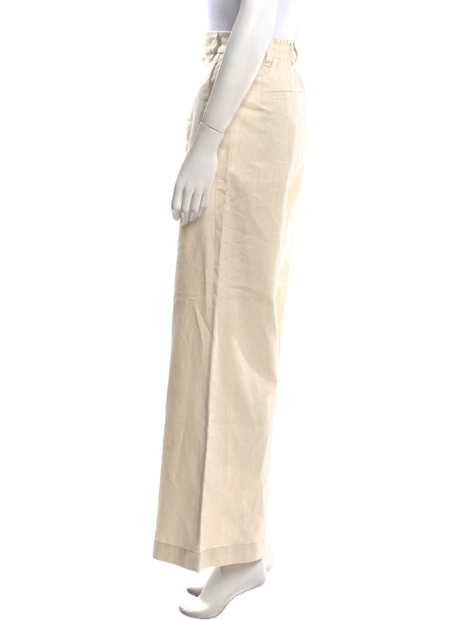 Brunello Cucinelli Linen Wide Leg Pants