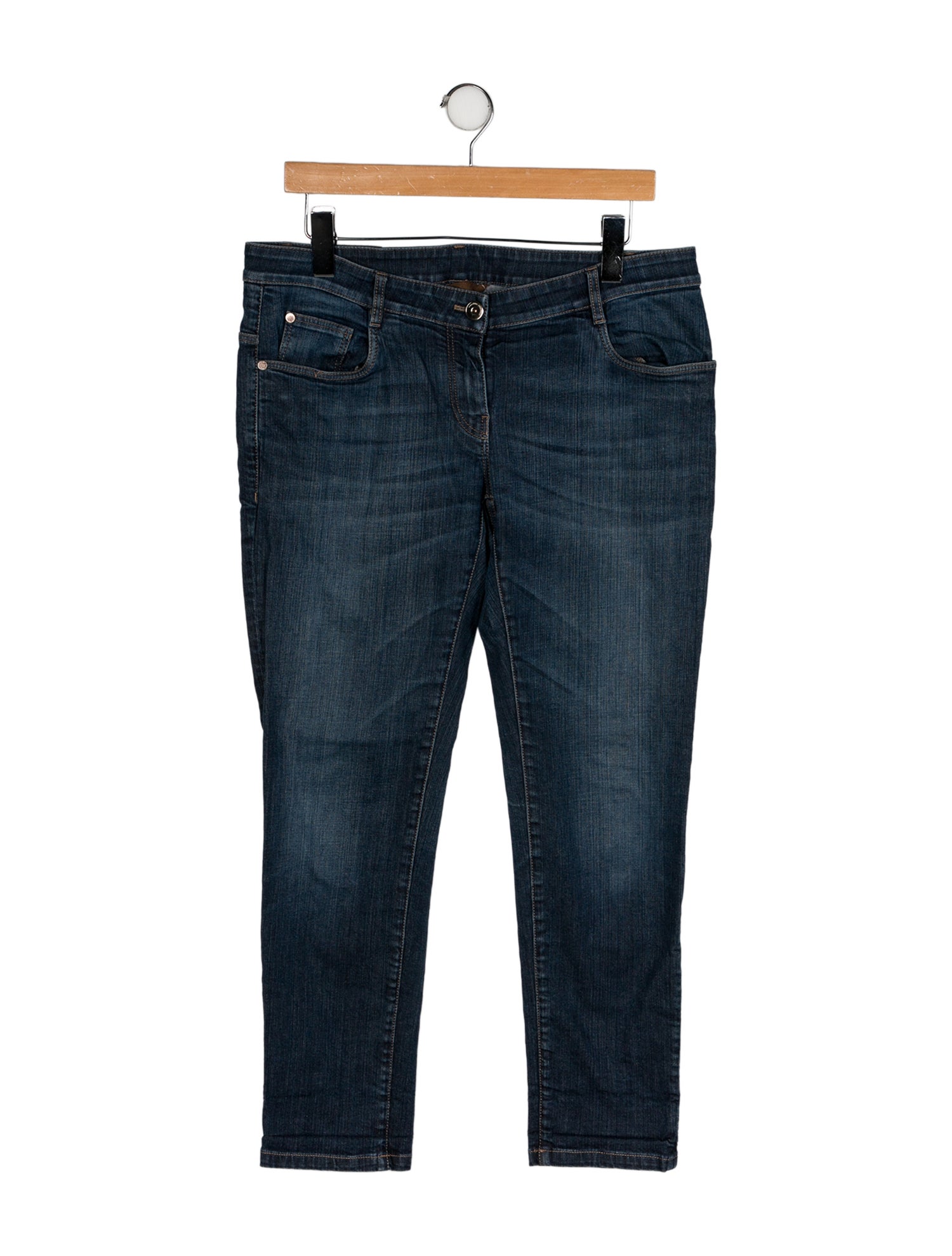 Brunello Cucinelli Low-Rise Straight Leg Jeans