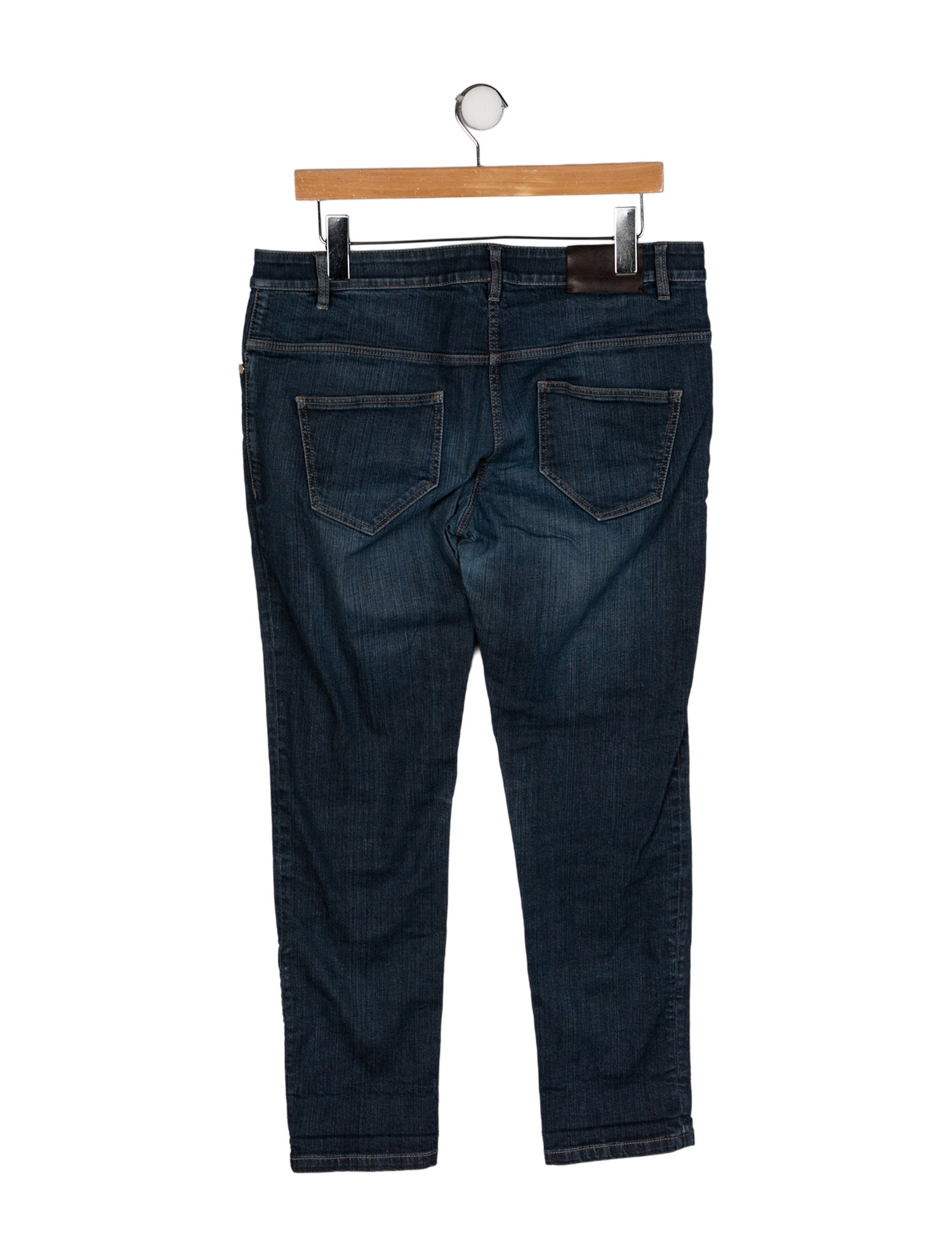 Brunello Cucinelli Low-Rise Straight Leg Jeans