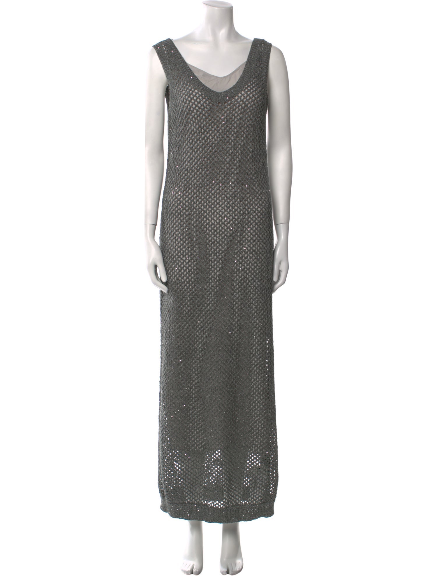 Brunello Cucinelli Linen Long Dress