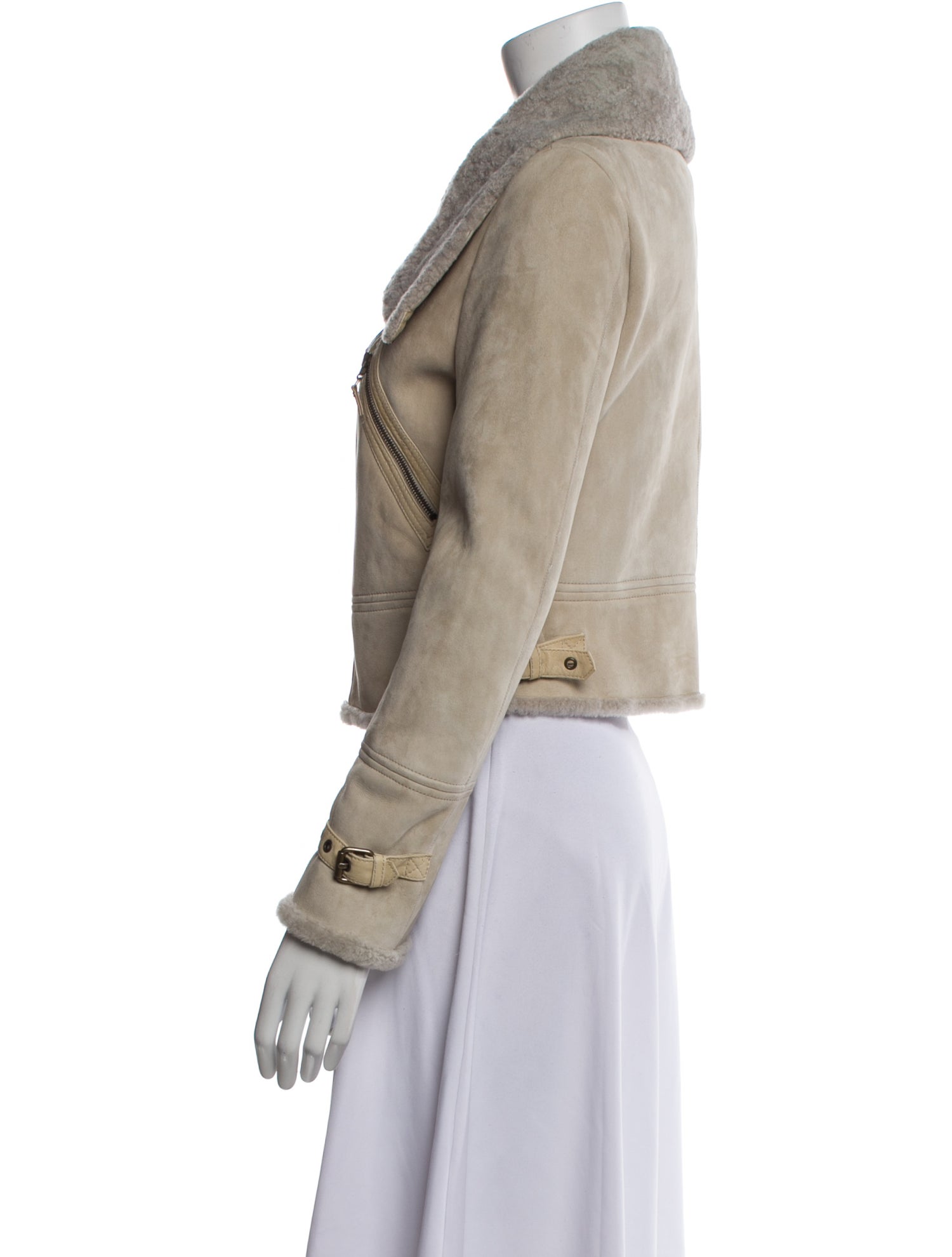 Brunello Cucinelli Leather Biker Jacket