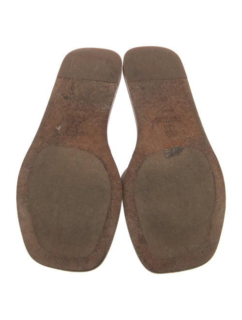 Brunello Cucinelli Monili Leather Flats