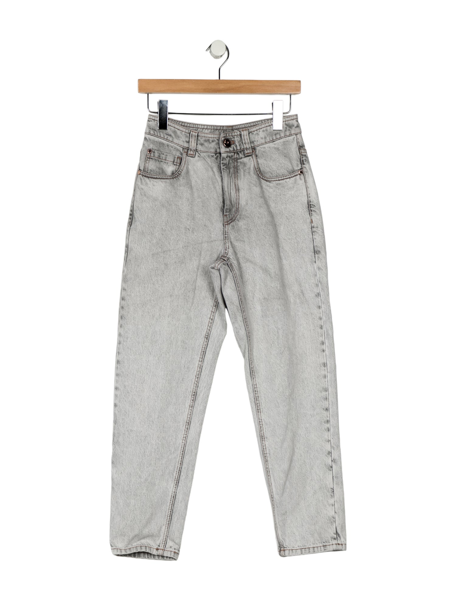 Brunello Cucinelli Mid-Rise Straight Leg Jeans