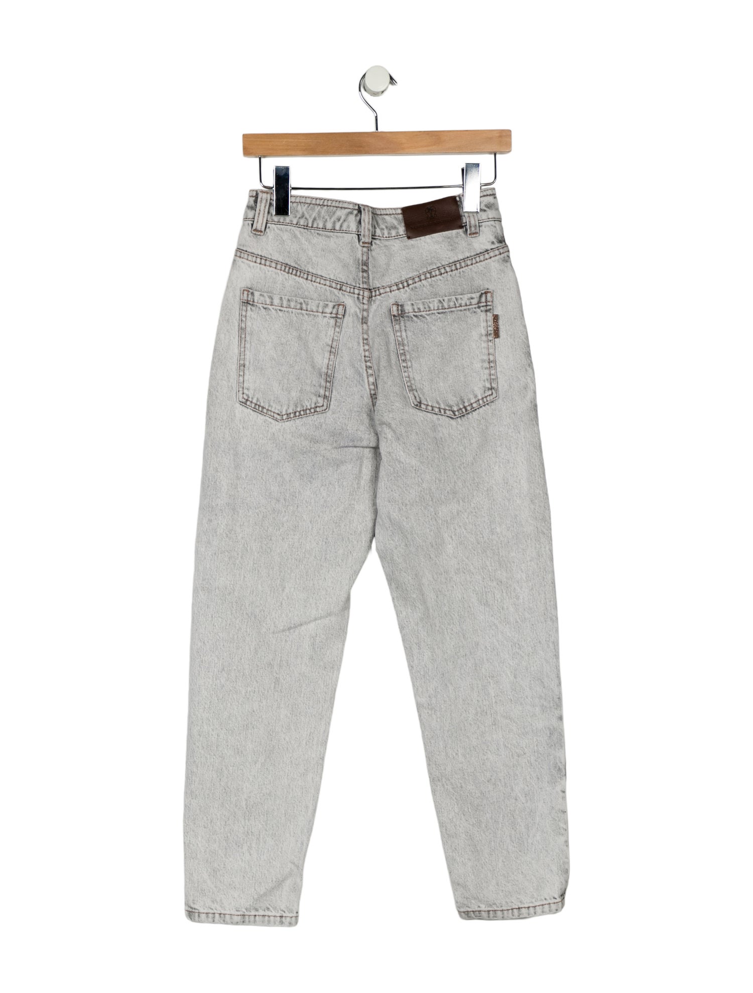 Brunello Cucinelli Mid-Rise Straight Leg Jeans