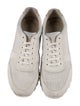 Brunello Cucinelli Suede Colorblock Pattern Sneakers