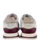 Brunello Cucinelli Suede Colorblock Pattern Sneakers