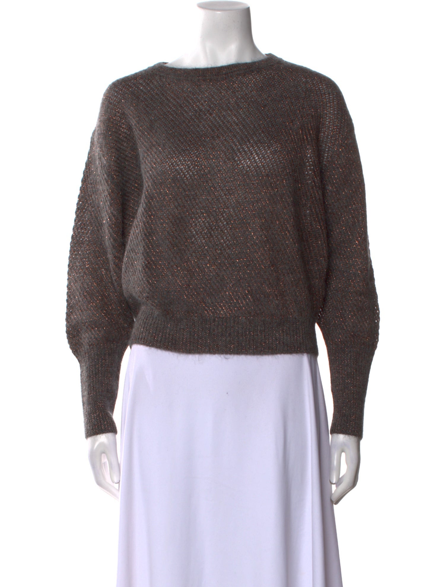 Brunello Cucinelli Cashmere Bateau Neckline Sweater w/ Tags