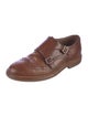 Brunello Cucinelli Leather Monk Straps