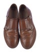 Brunello Cucinelli Leather Monk Straps
