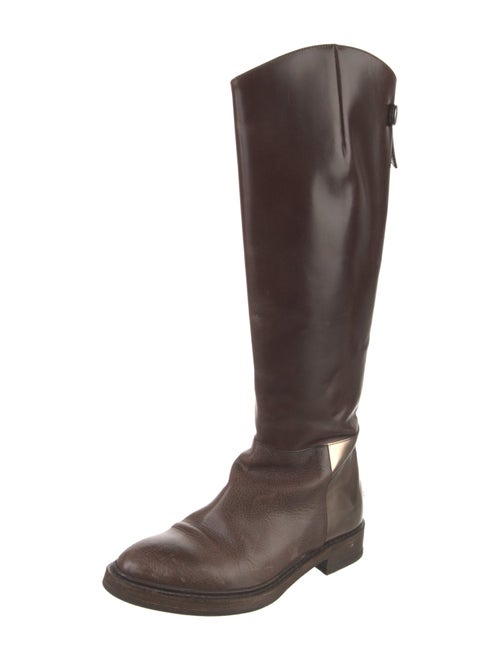Brunello Cucinelli Leather Riding Boots