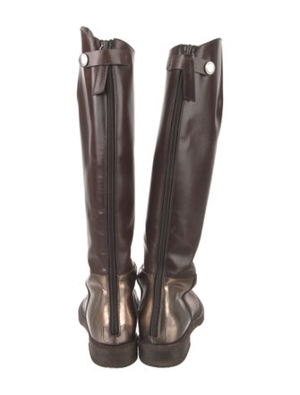 Brunello Cucinelli Leather Riding Boots