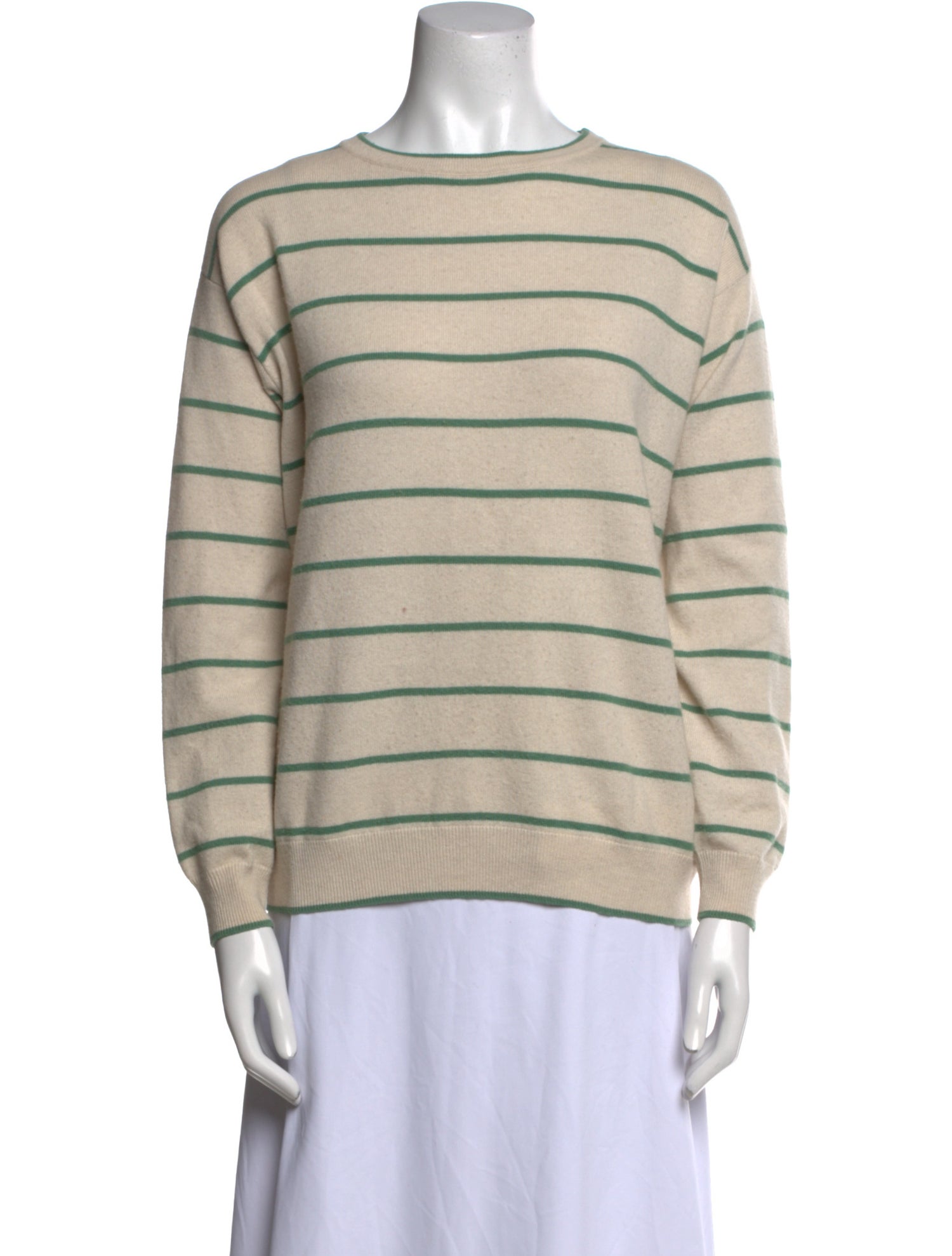 Brunello Cucinelli Virgin Wool Striped Sweater