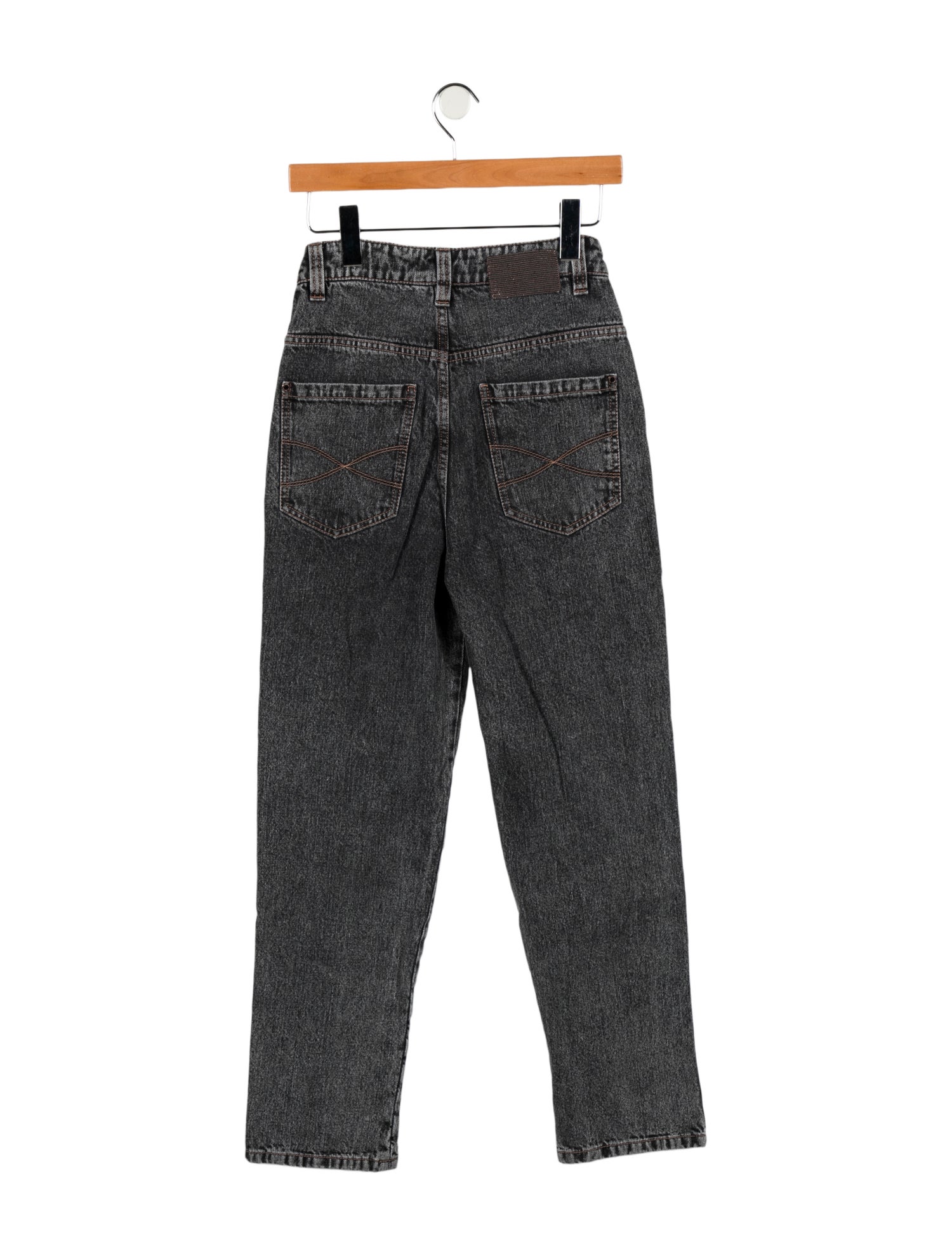 Brunello Cucinelli Mid-Rise Straight Leg Jeans
