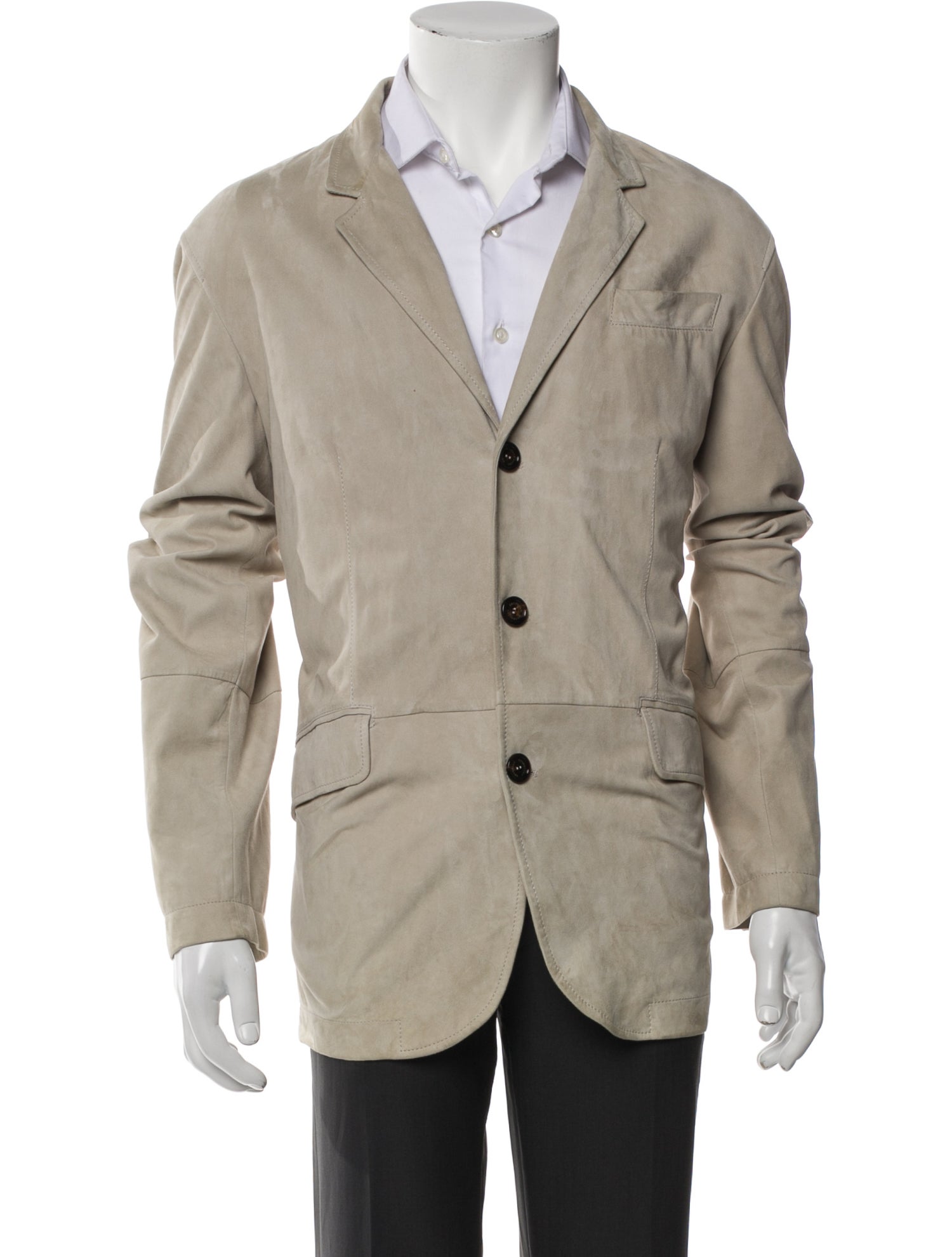 Brunello Cucinelli Leather Utility Jacket