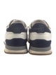 Brunello Cucinelli Leather Colorblock Pattern Sneakers