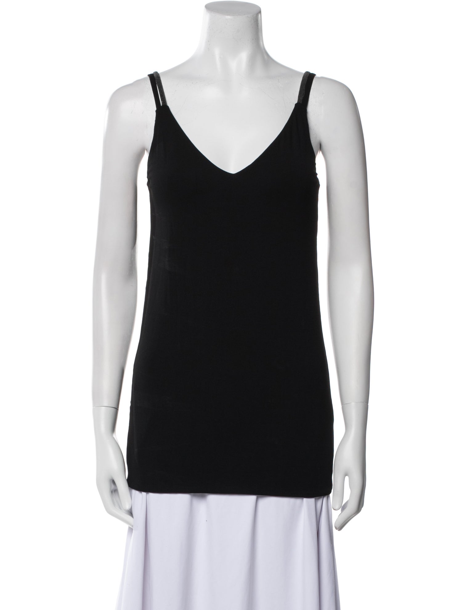 Brunello Cucinelli V-Neck Sleeveless Top