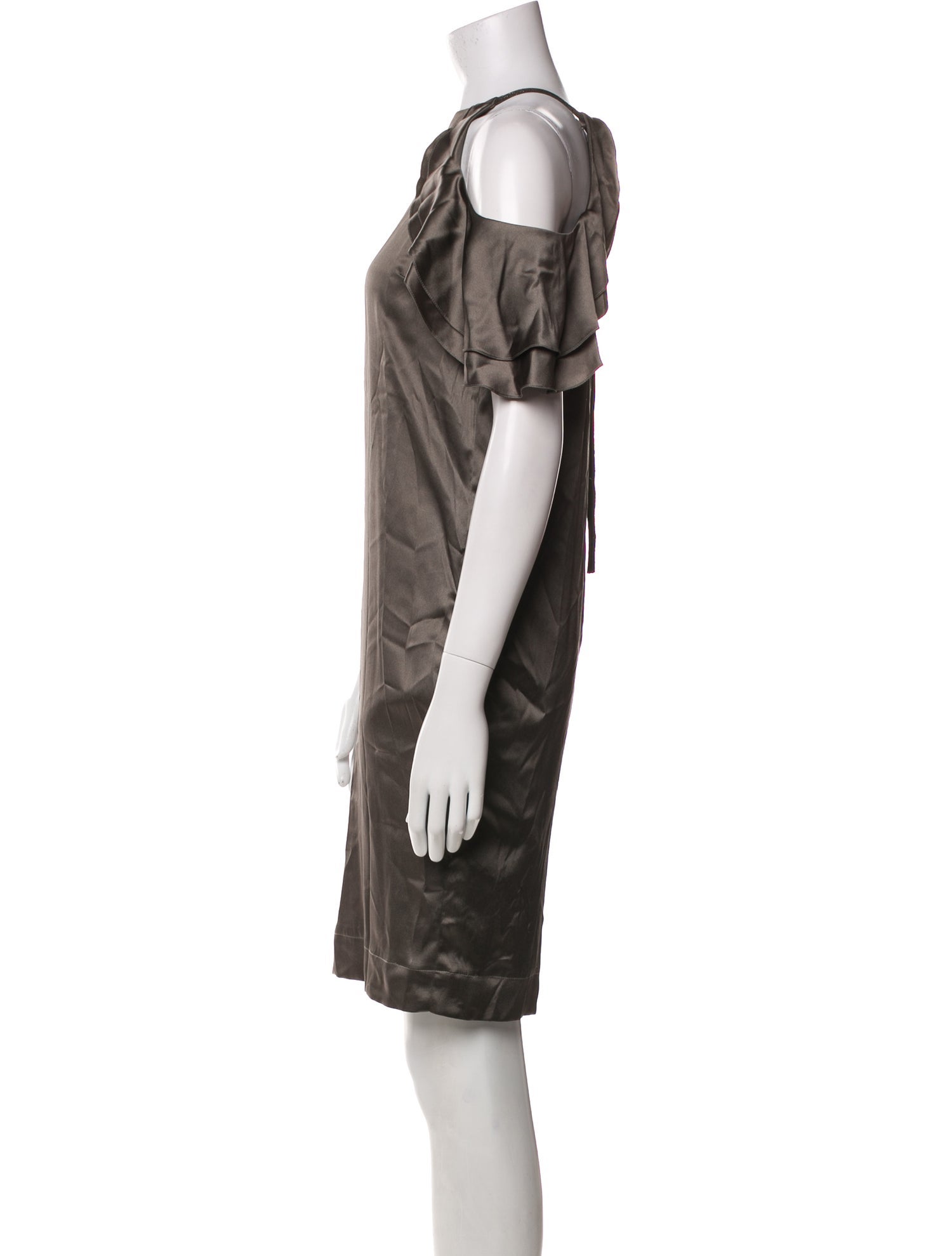 Brunello Cucinelli Silk Knee-Length Dress