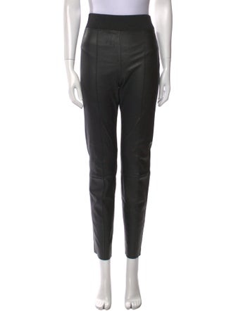 Brunello Cucinelli Leather Skinny Leg Pants