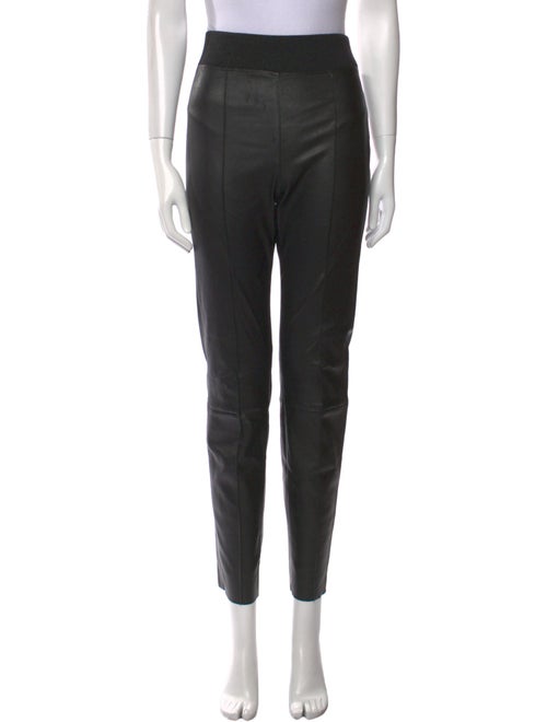 Brunello Cucinelli Leather Skinny Leg Pants