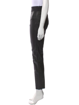 Brunello Cucinelli Leather Skinny Leg Pants