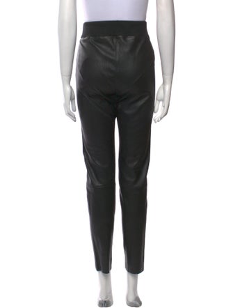 Brunello Cucinelli Leather Skinny Leg Pants