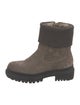 Brunello Cucinelli Monili Suede Snow Boots
