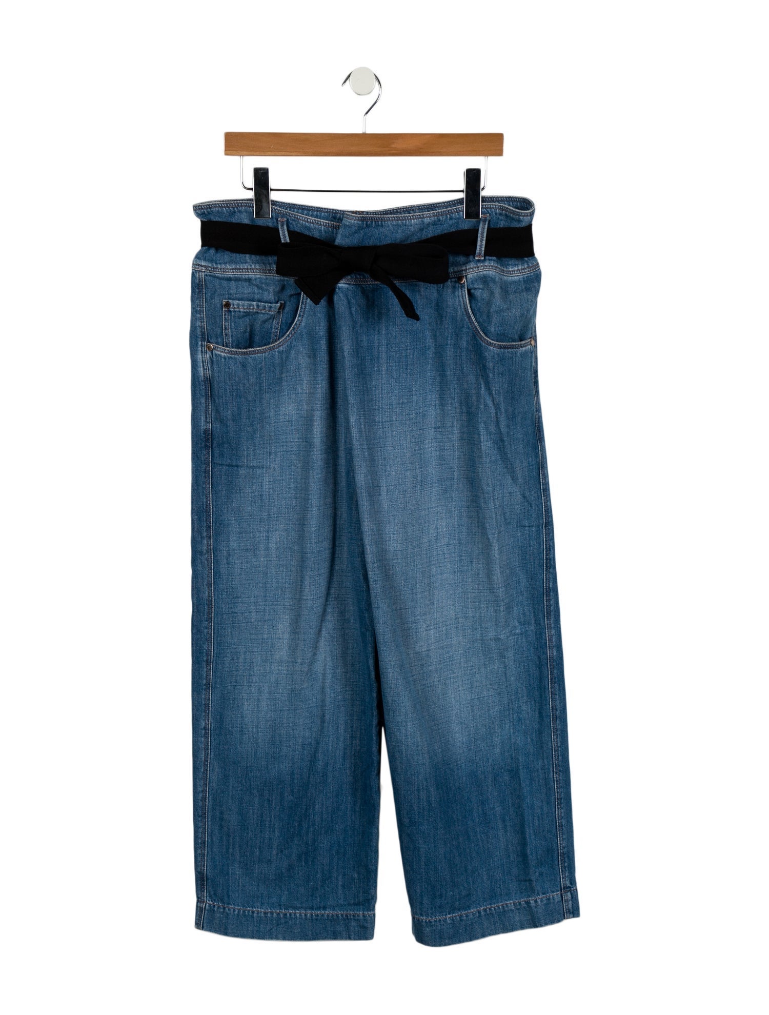 Brunello Cucinelli High-Rise Wide Leg Jeans