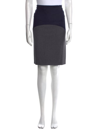 Brunello Cucinelli Virgin Wool Knee-Length Skirt