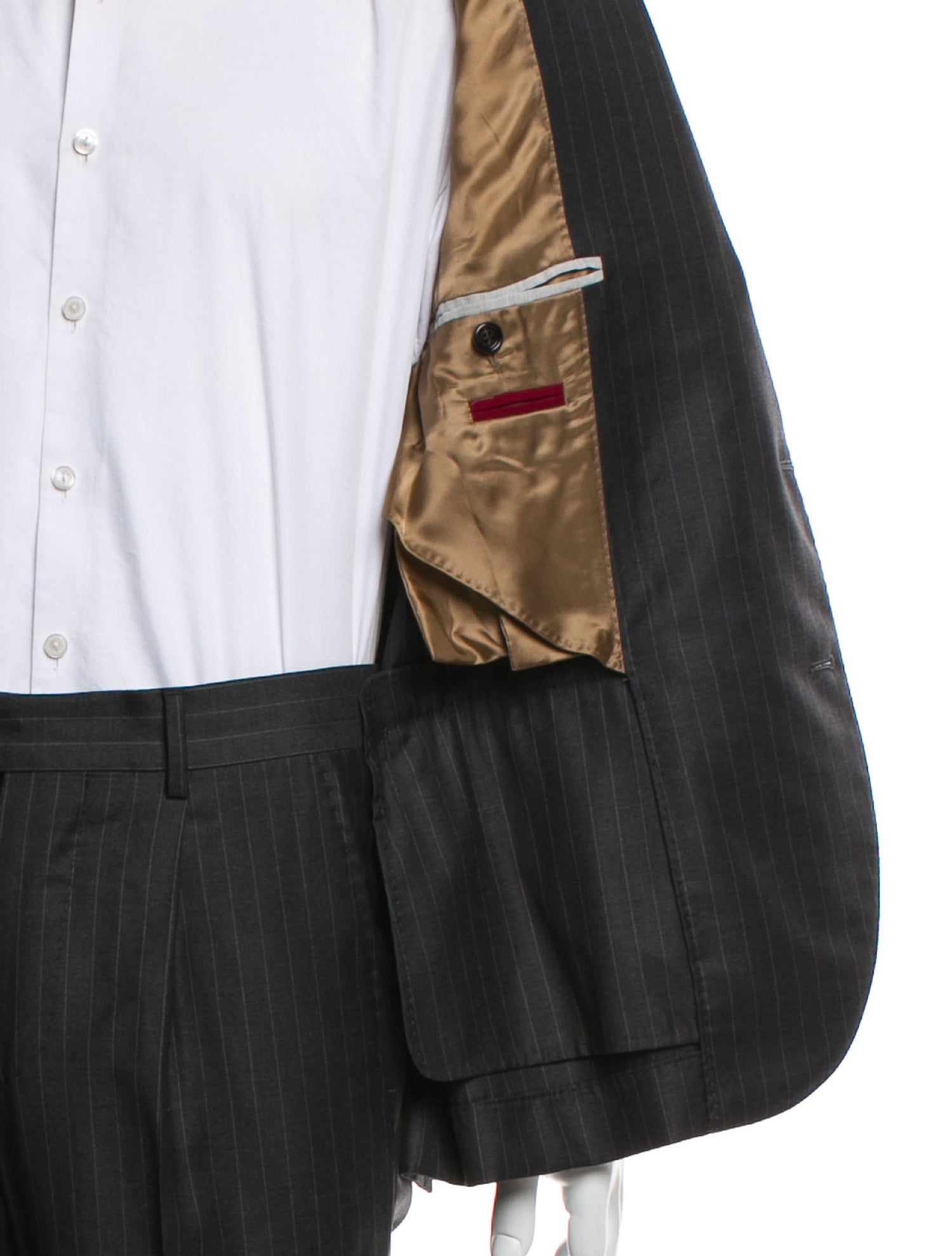 Brunello Cucinelli Virgin Wool Striped Two-Piece Suit