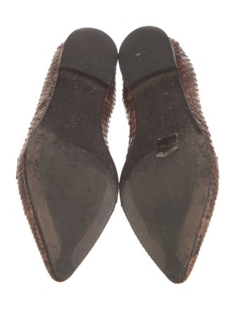 Brunello Cucinelli Snakeskin Animal Print Loafers