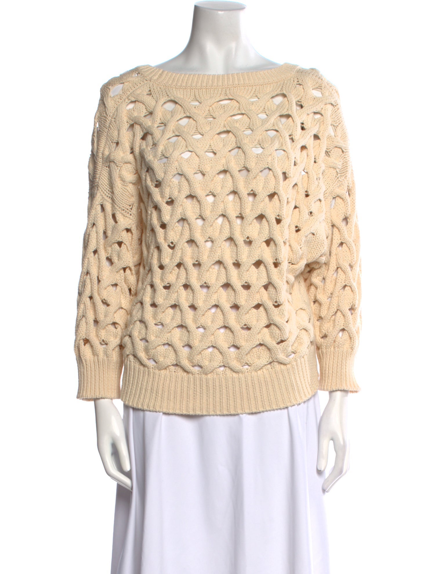 Brunello Cucinelli Bateau Neckline Sweater