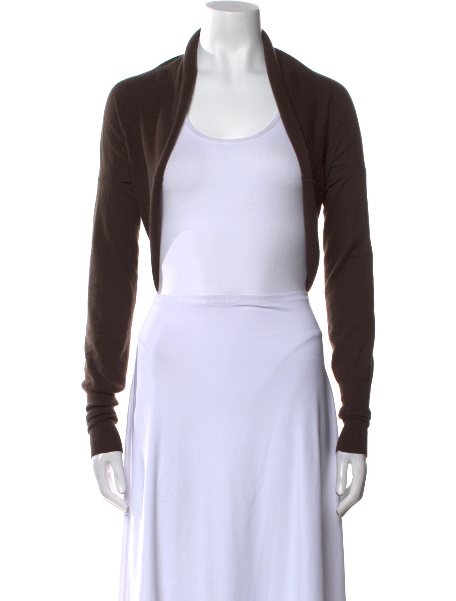 Brunello Cucinelli Cashmere Open Front Sweater