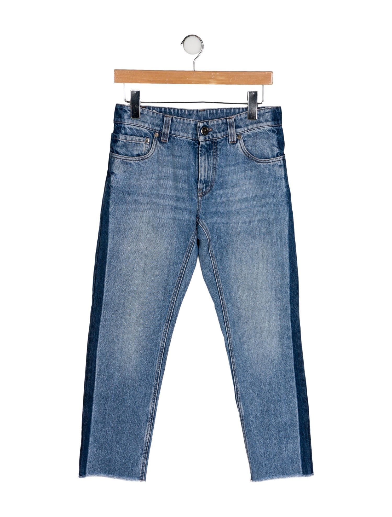 Brunello Cucinelli Low-Rise Straight Leg Jeans