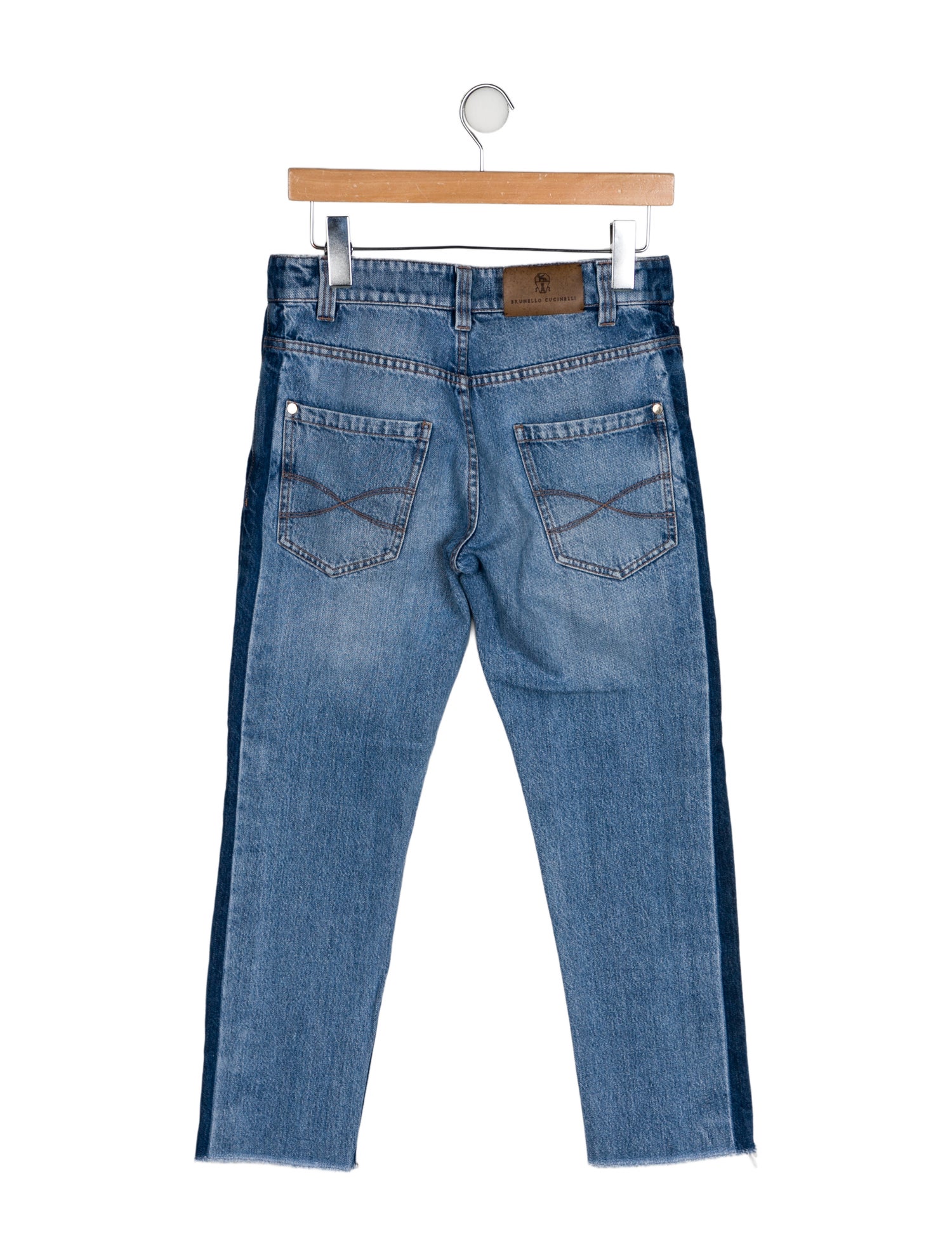 Brunello Cucinelli Low-Rise Straight Leg Jeans