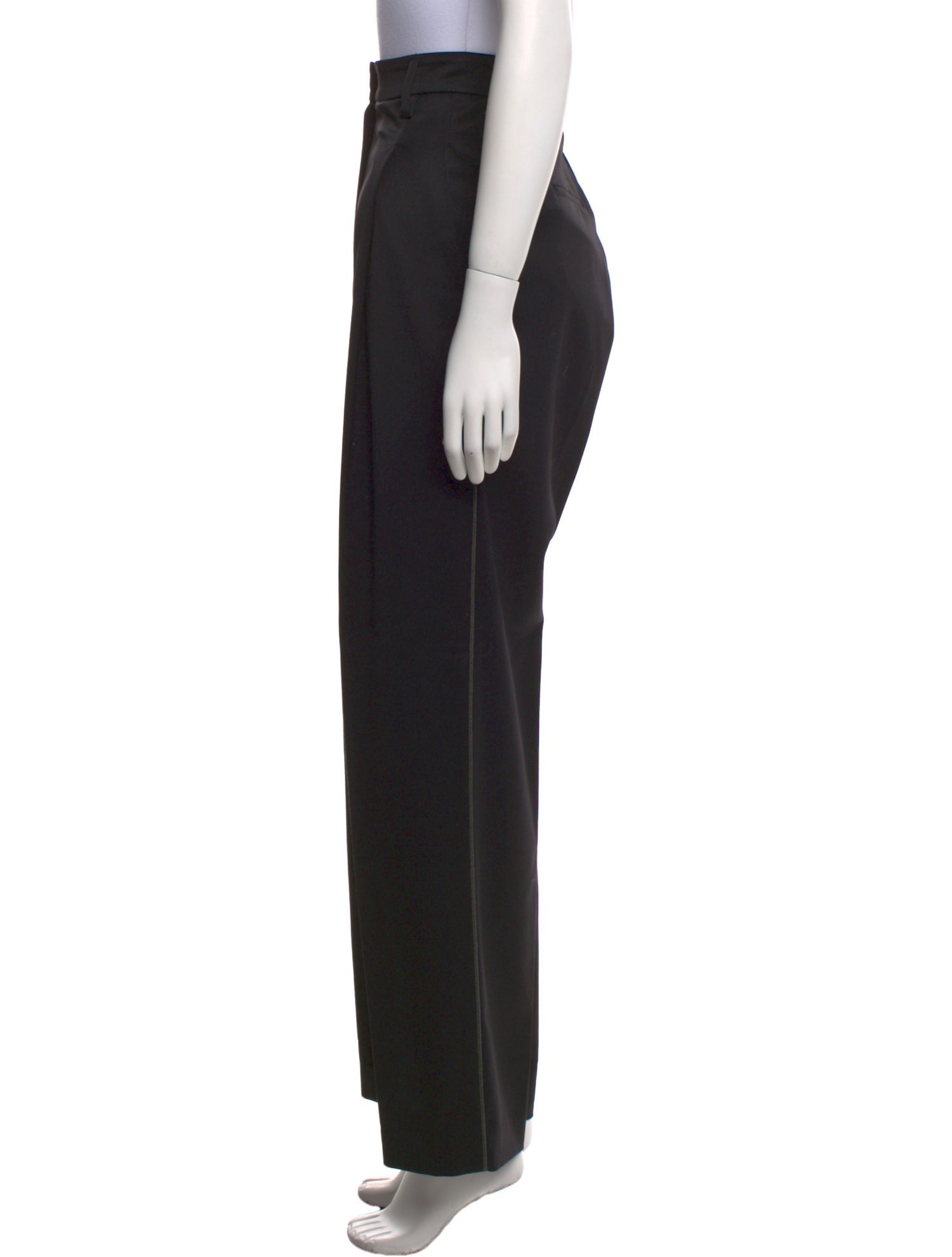 Brunello Cucinelli Virgin Wool Wide Leg Pants